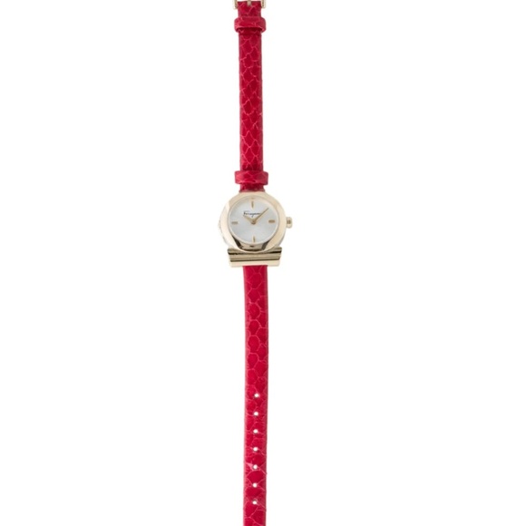 Salvatore Ferragamo Red and Gold Women\'s Watch